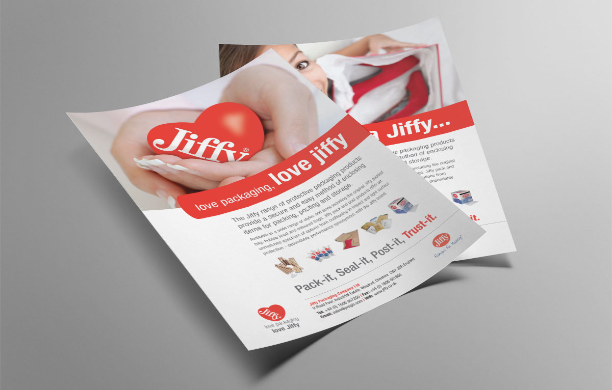 Jiffy Packaging Press Advertising