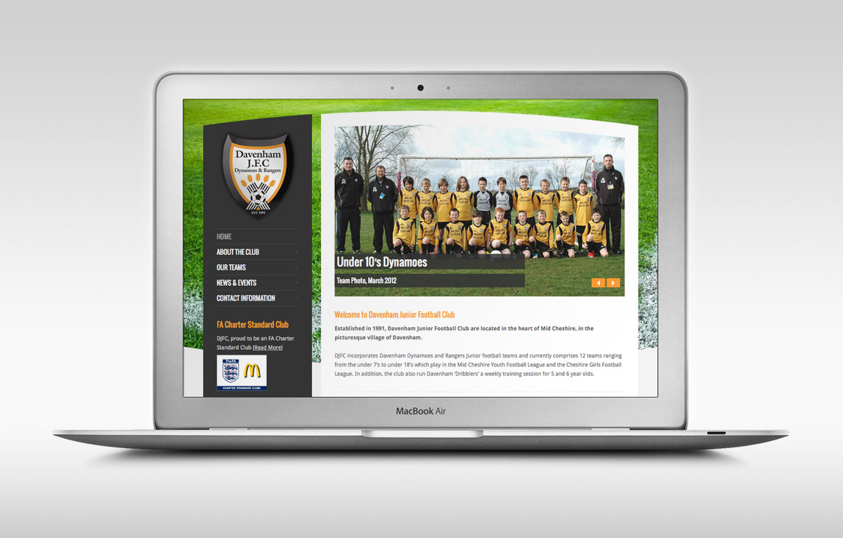 Davenham Junior FC Website