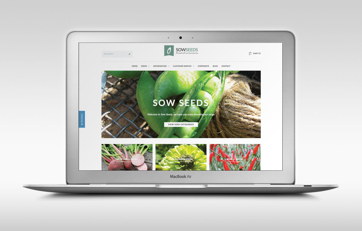 Sow Seeds eCommerce Website