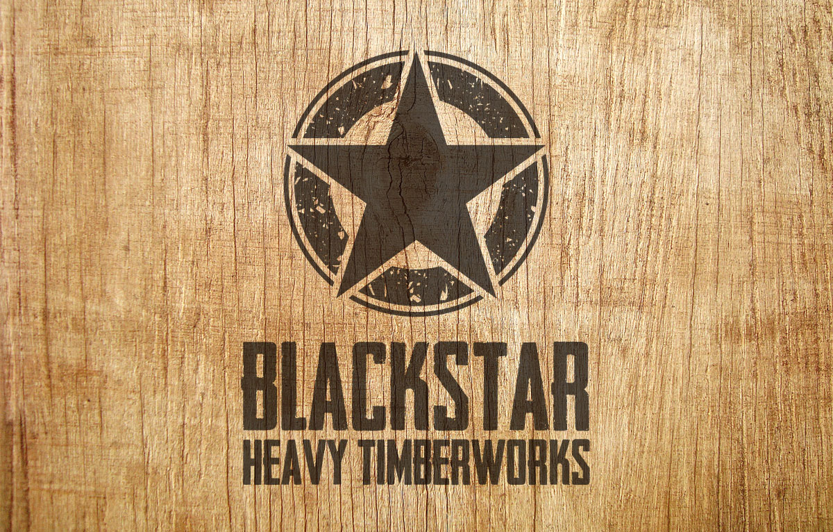 Blackstar Timber Logo Design