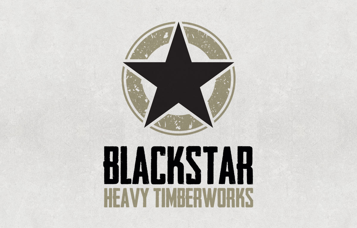 Blackstar Timber Logo Design