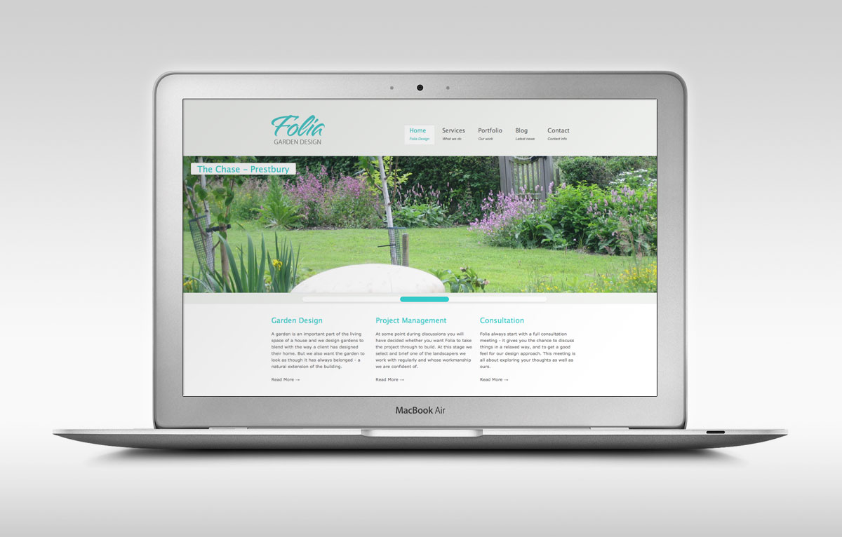 Folia Garden Design Website