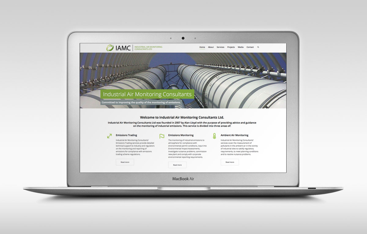 Industrial Air Monitoring Website